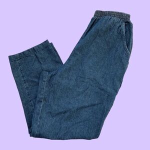 Vintage 90s Wear Wolf Slip On Women’s 12 Denim Jeans